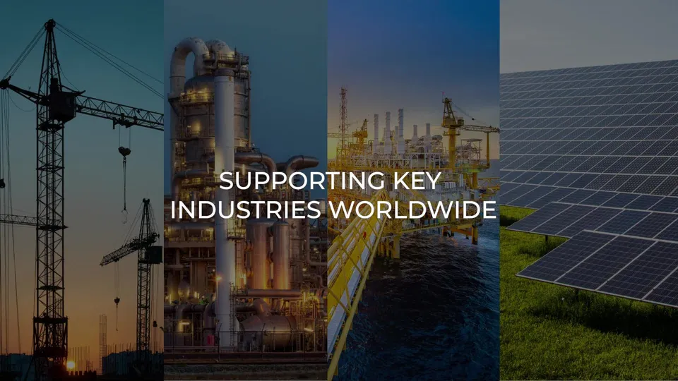Still from Supporting Key Industries Worldwide