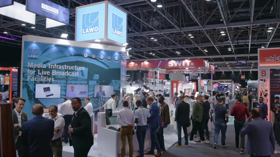 Still from CABSAT — broadcast technology